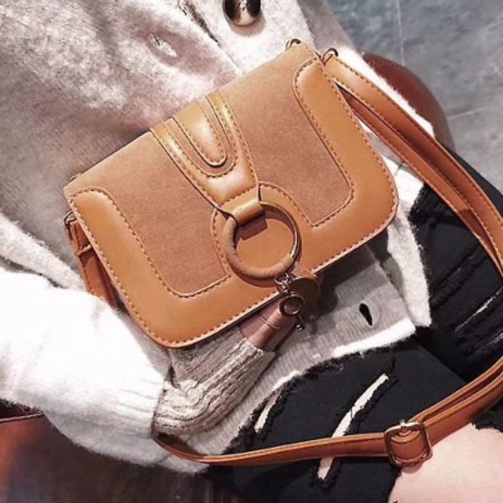 HP♥Brown Pendant Fashion Crossbody Bag - Picture 1 of 8